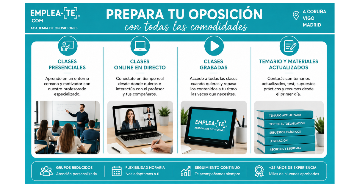 Cada vez más opositores comienzan a preparar su plaza en Septiembre. La OEP 2026 cambia el calendario de preparación.
